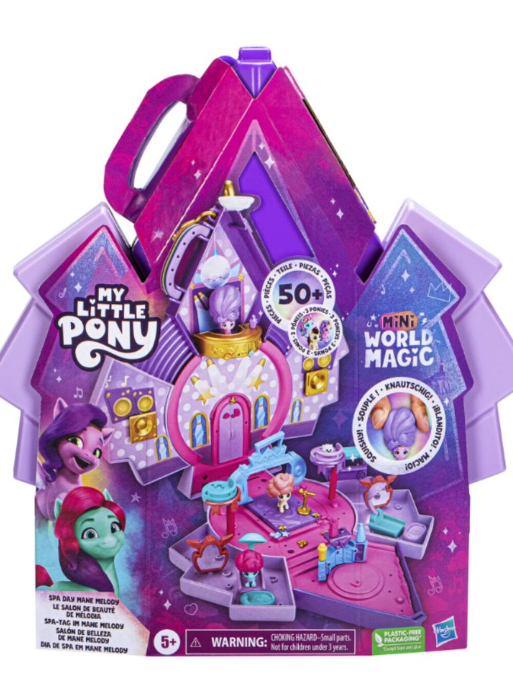 My Little Pony Mini World Magic - Spa Day Mane Melody & 3 Exclusive minis